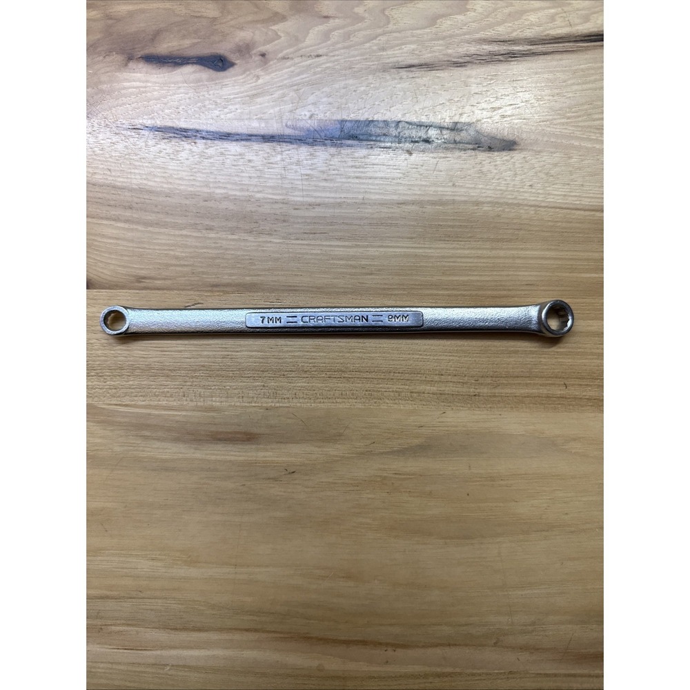 Craftsman Double Box End Wrench. 12 Pt. V Series 7mm 9mm
